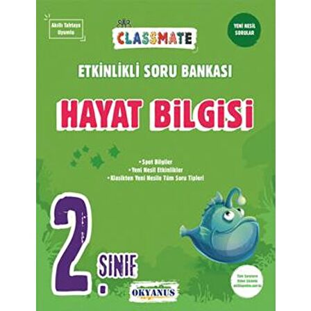 2. Sınıf Hayat Bilgisi Classmate Etkinlikli Soru Bankası