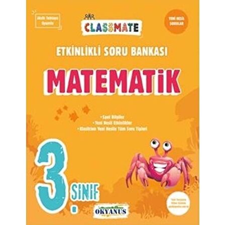 3. Sınıf Classmate Matematik Etkinlikli Soru Bankası