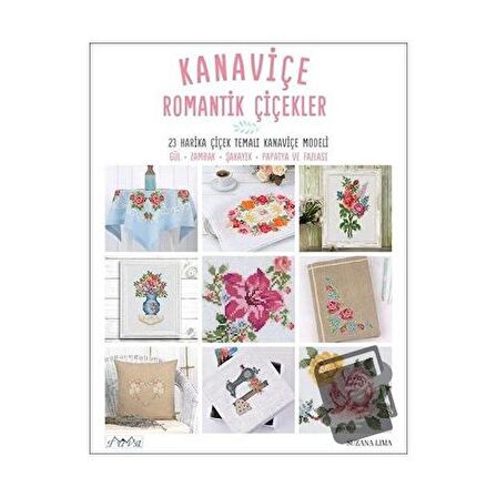 Kanaviçe Romantik Çiçekler