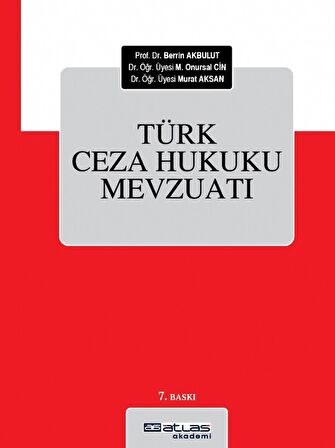 Türk Ceza Hukuku Mevzuatı