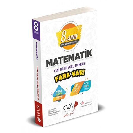 8.Sınıf Matematik Yeni Nesil Soru Bankası Fark Var Koray Varol Akademi