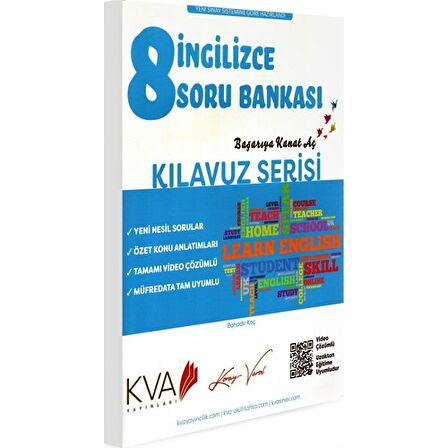 8.Sınıf İngilizce Soru Bankası KVA Yayınları