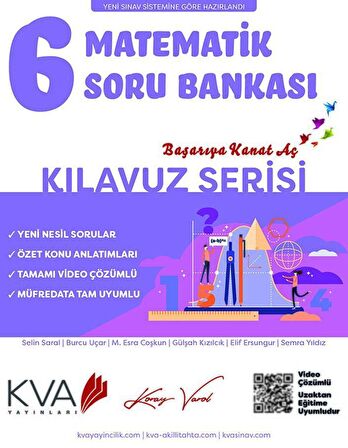 6. Sınıf Matematik Kılavuz Serisi Soru Bankası KVA Yayınları