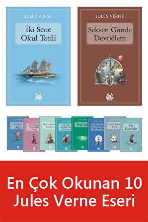En Çok Okunan 10 Jules Verne Eseri Seti - Jules Verne