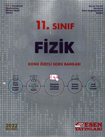 11. Sınıf Fizik Konu Özetli Soru Bankası