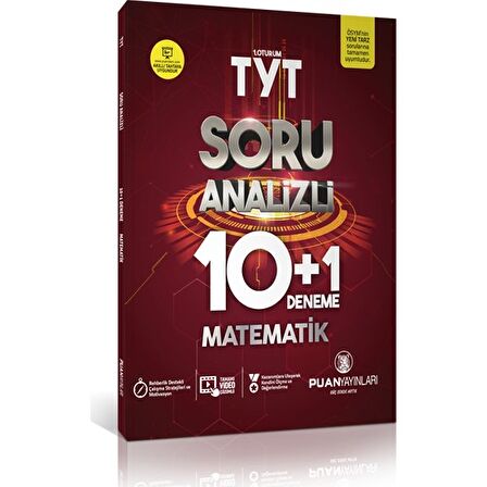 TYT Soru Analizli 10+1 Matematik Denemesi