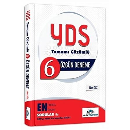 İrem YDS 6 Deneme Sınavı Çözümlü İrem Yayınları