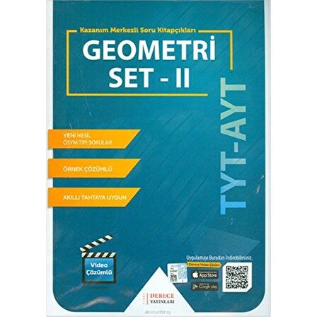 DERECE TYT AYT GEOMETRİ SET 2
