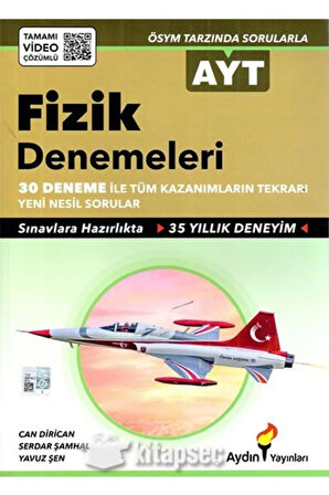 Ayt Fizik 30 Lu Denemeleri Aydın Yayınları