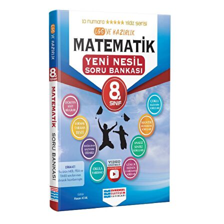 8. Sınıf LGS Matematik Yeni Nesil Soru Bankası Evrensel İletişim Yayınları