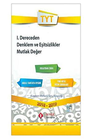 Sonuç  Tyt 1.Dereceden Denklmeler