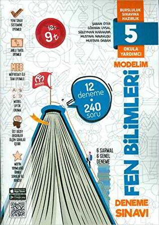 5.Sınıf Fen Bilimleri Deneme Sınavı Model Eğitim Yayınları