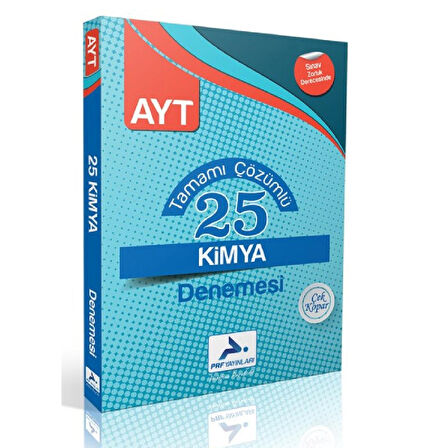 Paraf Yayınları AYT Kimya Tamamı Çözümlü Denemesi