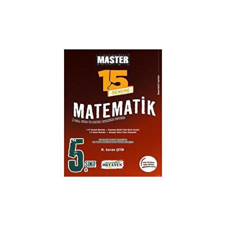 5. Sınıf Master 15 Matematik Denemesi