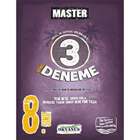 8. Sınıf Master 3 Deneme