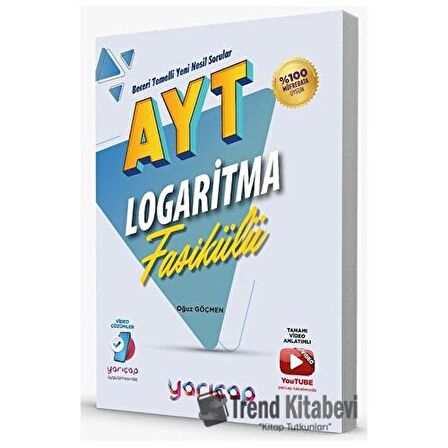 AYT Logaritma Fasikülü / Yarı Çap Yayınları / Oğuz Göçmen