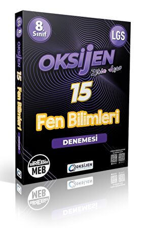 Oksijen Yayınları 8.Sınıf LGS Fen Bilimleri  Deneme