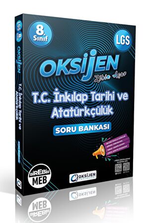 Oksijen Yayınları 8.Sınıf LGS İnkılap Tarihi Soru Bankası