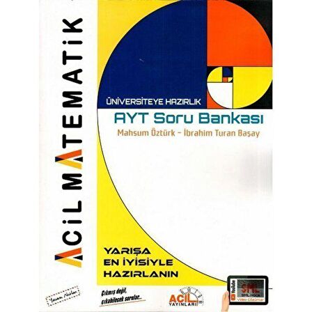 ACİL YKS AYT SORU BANKASI MATEMATİK