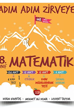 Newton 8.Sınıf Adım Adım Zirveye Matematik Soru Bankası