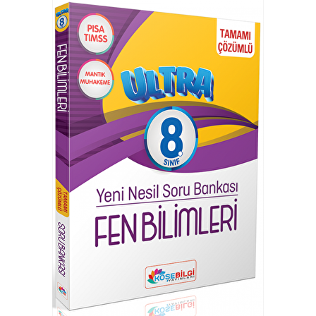 8. Sınıf Ultra Fen Bilimleri Çözümlü Soru Bankası