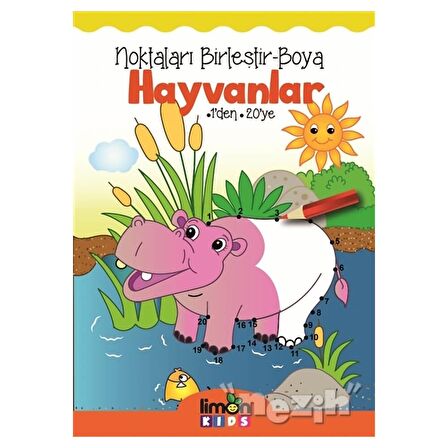 Noktaları Birleştir Boya Hayvanlar 1'den 20'ye
