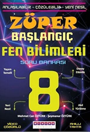 8. Sınıf Züper Başlangıç Fen Bilimleri Soru Bankası