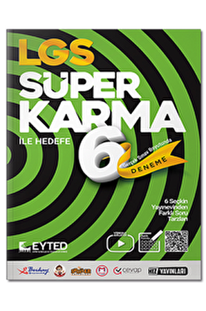 8. Sınıf LGS EYTED Süper Karma 6'lı Deneme Seti