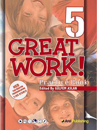 Arel Publıshıng Yayınları Arel Publıshıng, Great Work 5.Sınıf Practıce Book + Word