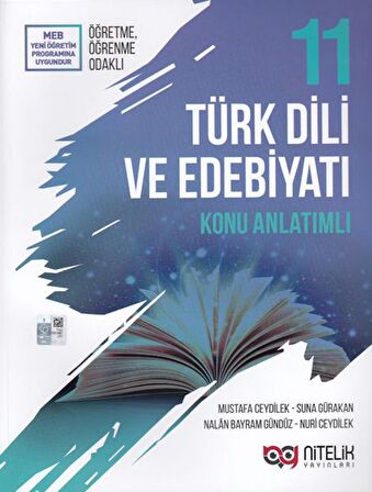 Nitelik Yayınları 11. Sınıf Türk Dili ve Edebiyatı Konu Anlatımlı