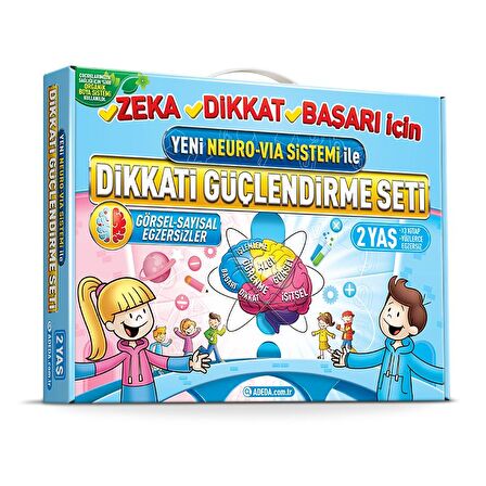 Dikkati Güçlendirme Seti - Yeni Neuro VİA Sistemi ile (2 Yaş)