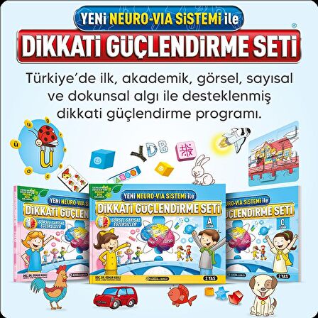 Dikkati Güçlendirme Seti - Yeni Neuro VİA Sistemi ile (2 Yaş)