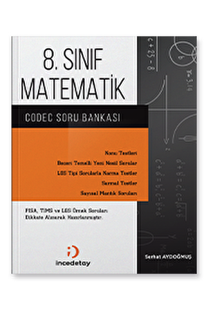 8. Sınıf LGS Matematik Codec Soru Bankası