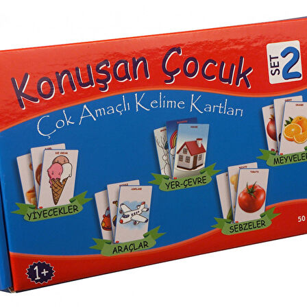Konuşan Çocuk Çok Amaçlı Kelime Kartları Set 2