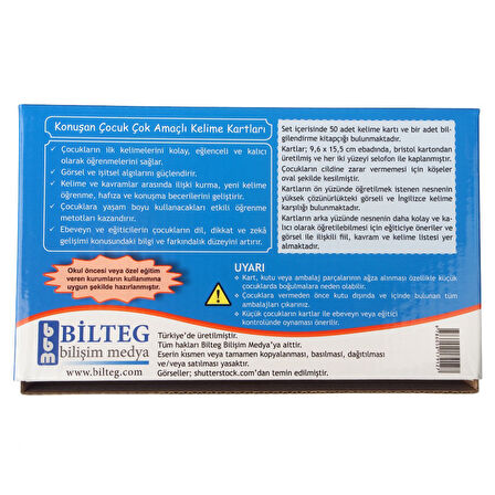 Konuşan Çocuk Çok Amaçlı Kelime Kartları Set 2