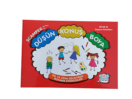 Konuşan Çocuk Scamper Metoduyla Düşün, Konuş, Boya (3'lü Set)