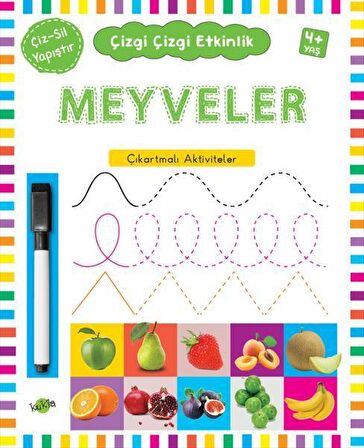 Meyveler 4 Yaş ve Üstü - Çizgi Çizgi Etkinlik