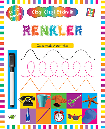 Renkler 4 Yaş ve Üstü - Çizgi Çizgi Etkinlik