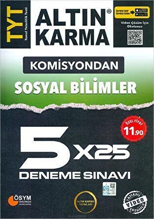 Komisyondan TYT Sosyal Bilimler 5x25 Deneme Sınavı