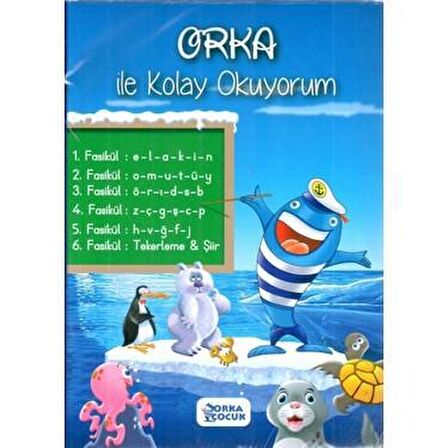 Orka Çocuk 1. Sınıf Orka ile Kolay Okuyorum 6 Fasikül (Elakin)