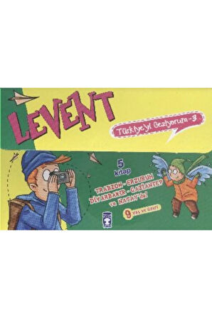 Levent Türkiye'yi Geziyorum 03 Set 5 Kitap Takım