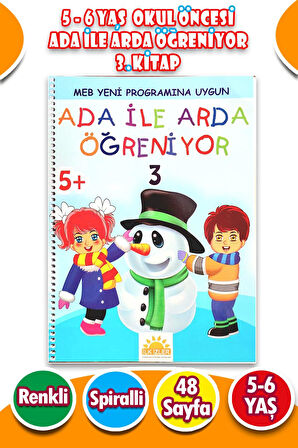 Ada ile Arda Öğreniyor Seti 3. Kitap - 48 Sayfa 