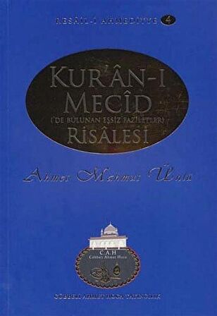 Kur'an-ı Mecid Risalesi / Resail-i Ahmediyye 4 / Ahmet Mahmut Ünlü