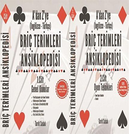 Briç Terimleri Ansiklopedisi A'dan Z' ye İngilizce Türkçe Takım (1/2 Cilt Takım) Genel Konular ve Oyun Teknikleri