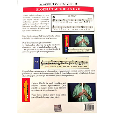 Blokflüt Metodu Blokflüt Öğreniyorum Kitap DVD