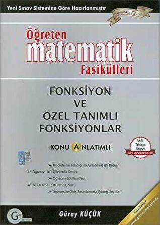 Öğreten Matematik Fasikülleri - Fonksiyon ve Özel Tanımlı Fonksiyonlar Konu Anlatımlı