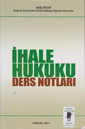 İhale Hukuku Ders Notları