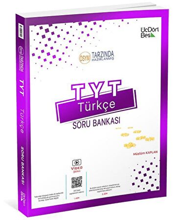 Üçdörtbeş Yayınları Tyt Türkçe Soru Bankası