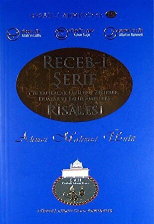 Receb-i Şerif Risalesi / Ahmet Mahmut Ünlü