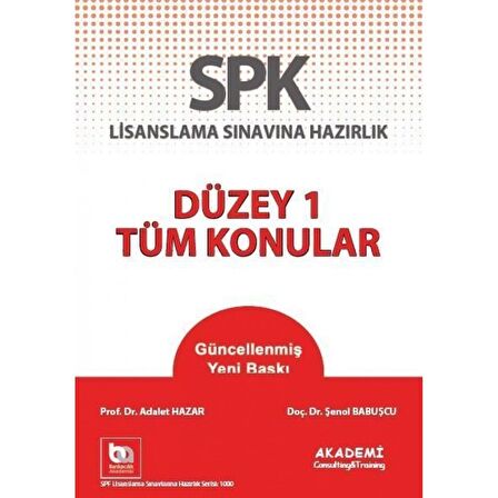 SPK Lisanslama Sınavına Hazırlık Düzey 1 - Tüm Konular